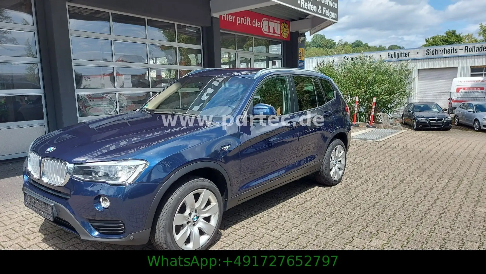 BMW X3 *xDrive35d*265 KW ACSchnitzer*Vollausstattung Blau - 1