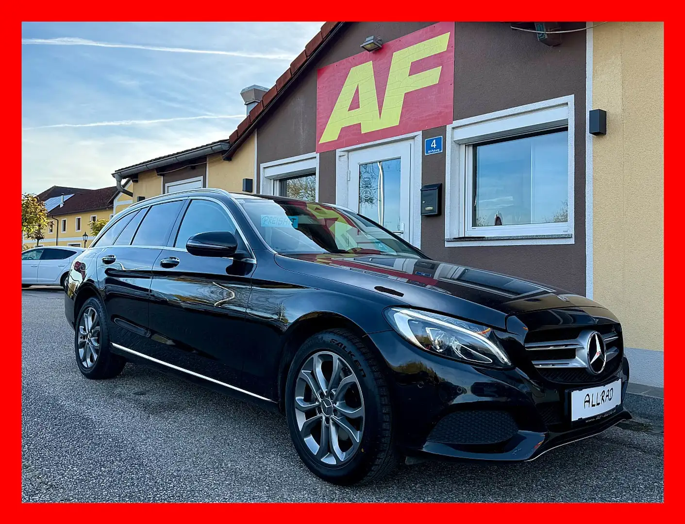Mercedes-Benz C 220 d 4-MATIC T Aut. | PREISHIT | LANGSTRECKEN-KM Schwarz - 1