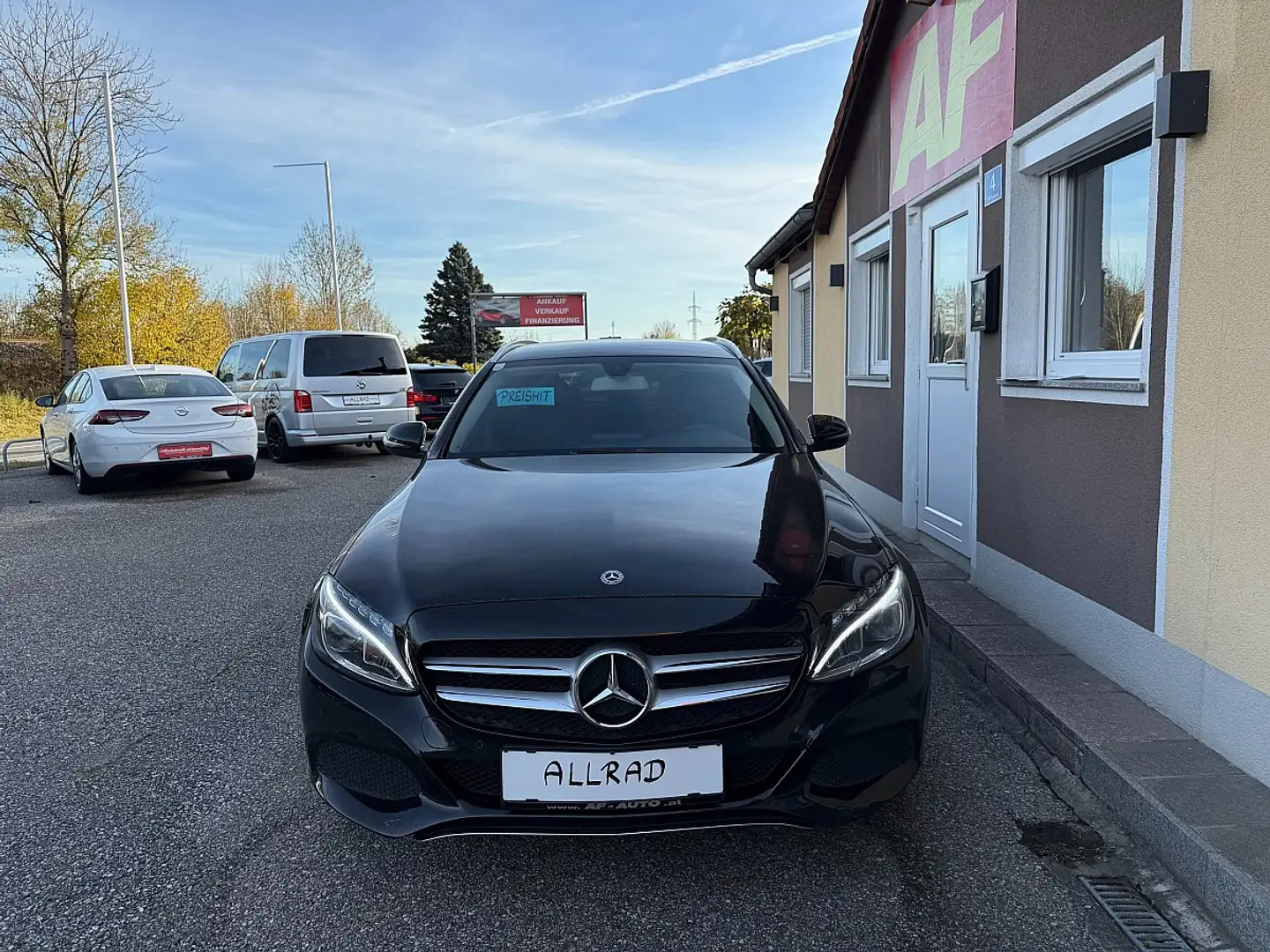 Mercedes-Benz C 220 d 4-MATIC T Aut. | PREISHIT | LANGSTRECKEN-KM Schwarz - 2
