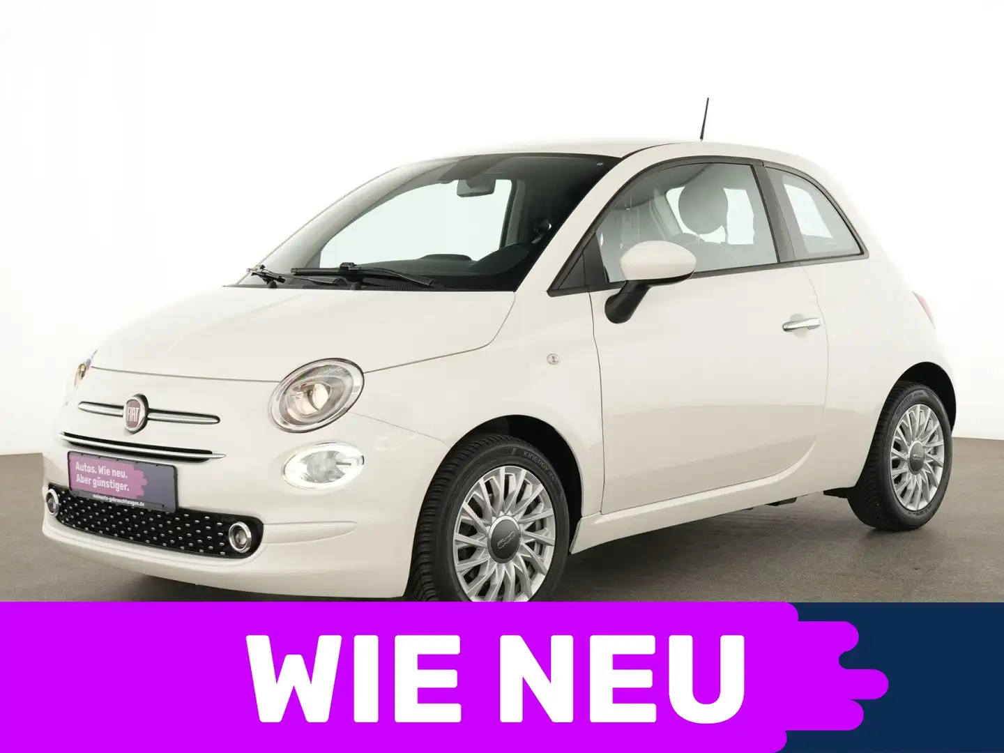 Fiat 500 Lounge Navi|Komfort-Paket|PDC|Apple CarPlay Weiß - 1