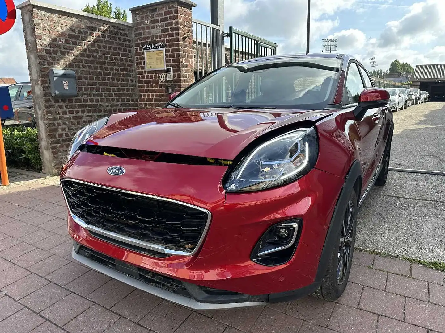 Ford Puma 1.0 EcoBoost HYBRID 55DKM EXPORT OF HANDELAARS Червоний - 1