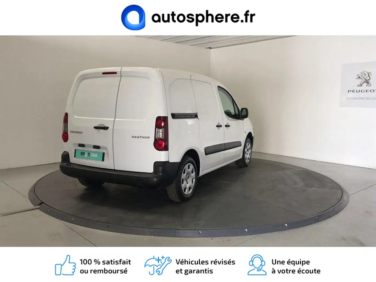 Peugeot Partner Standard 1.6 BlueHDi 75ch Premium Pack Bílá - 2