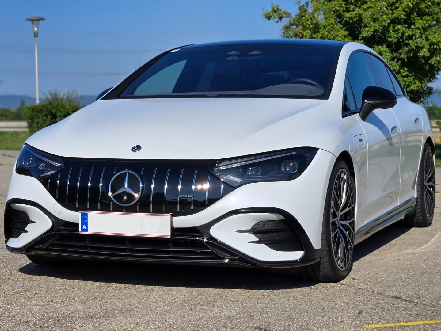 Mercedes-Benz EQE 43 EQE 43 AMG - Garantie 2029/Hyperscreen/8x 21 Zoll Blanco - 1