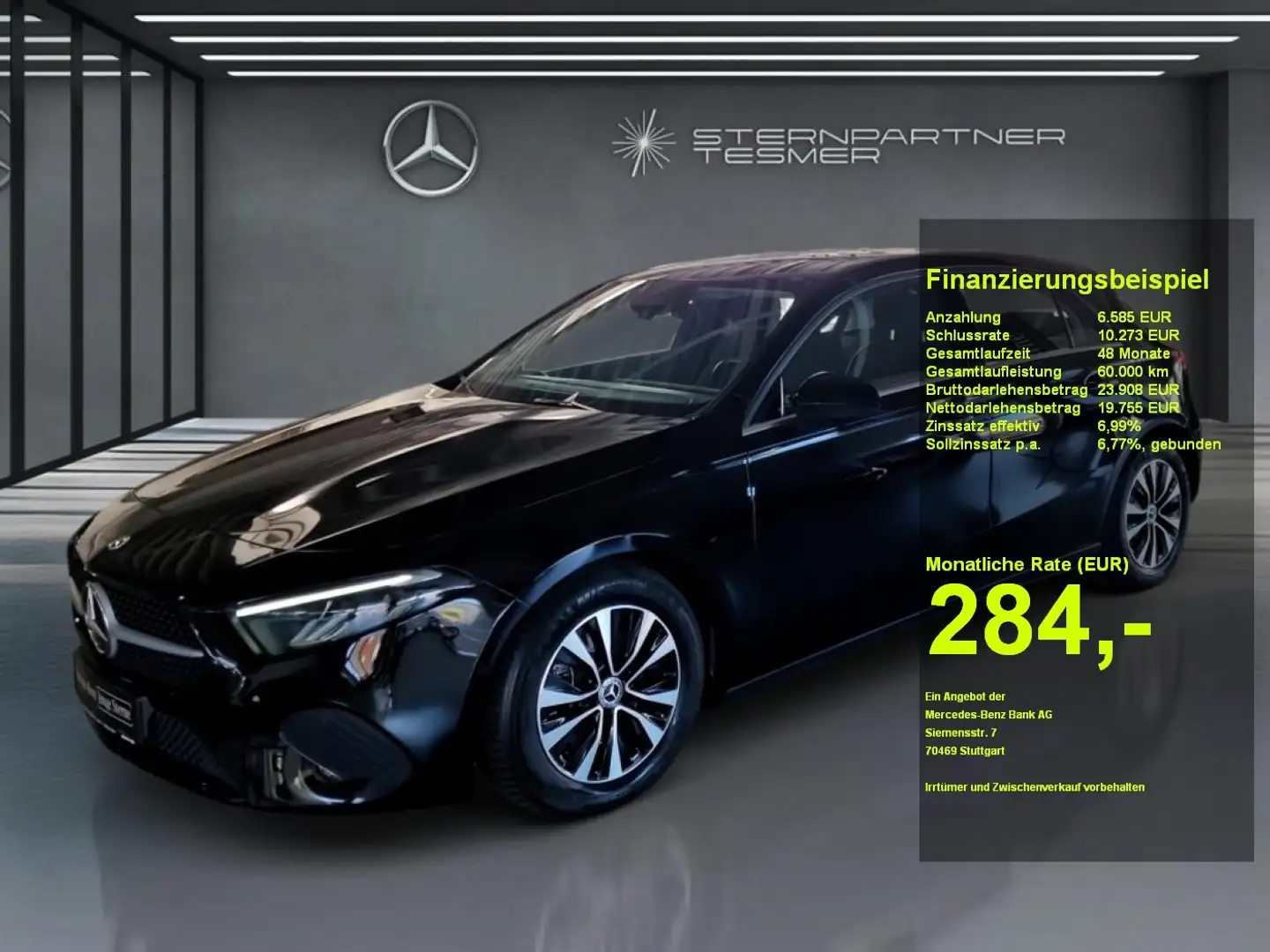 Mercedes-Benz A 180 d MBUX+LED+SITZHEIZUNG+EINPARKHILFE+KAMERA Schwarz - 1