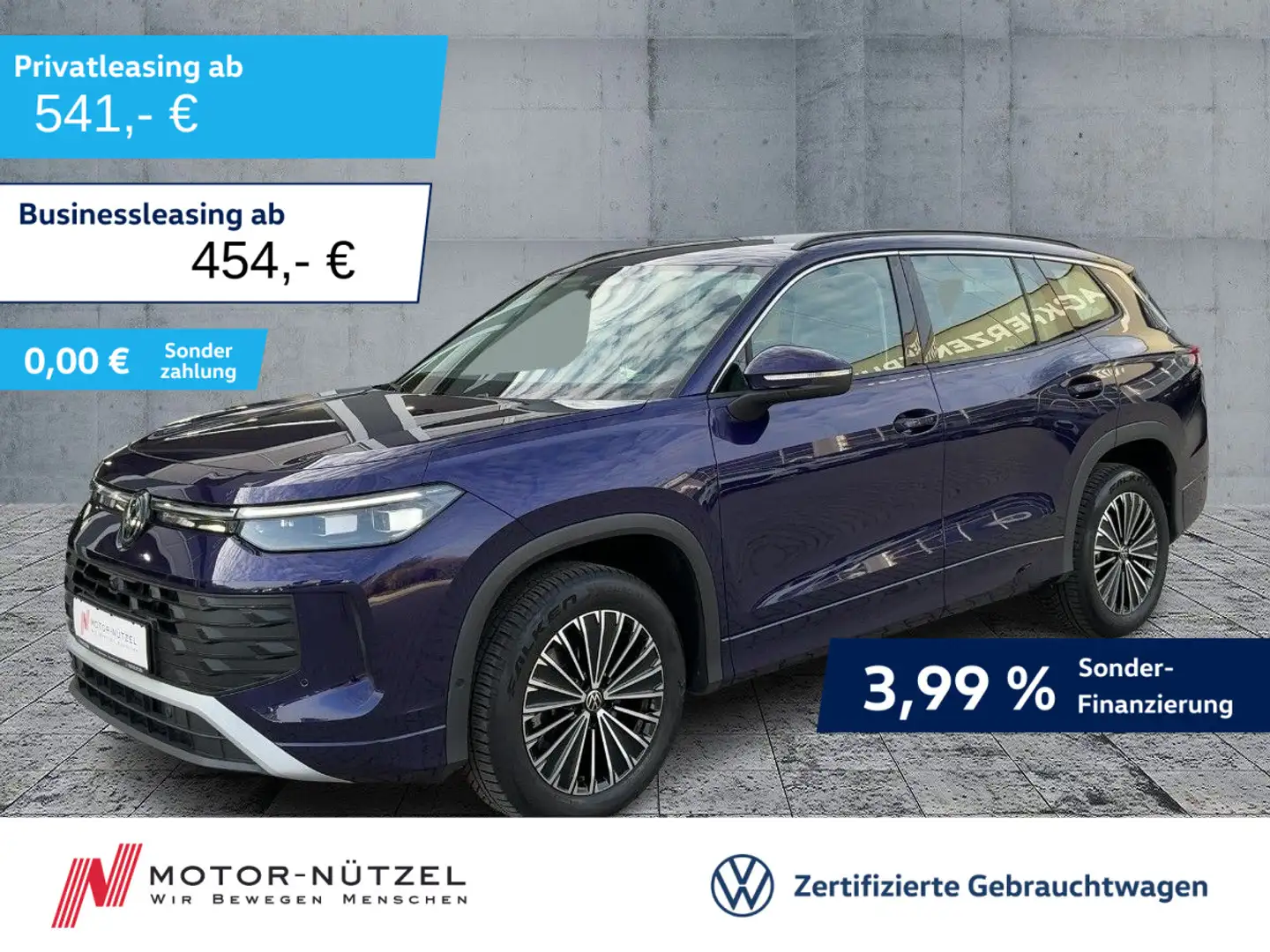 Volkswagen Tayron 2.0 TDI 4M LIFE HD-MATRIX+NAVI+AHK+DCC+7S Violett - 1