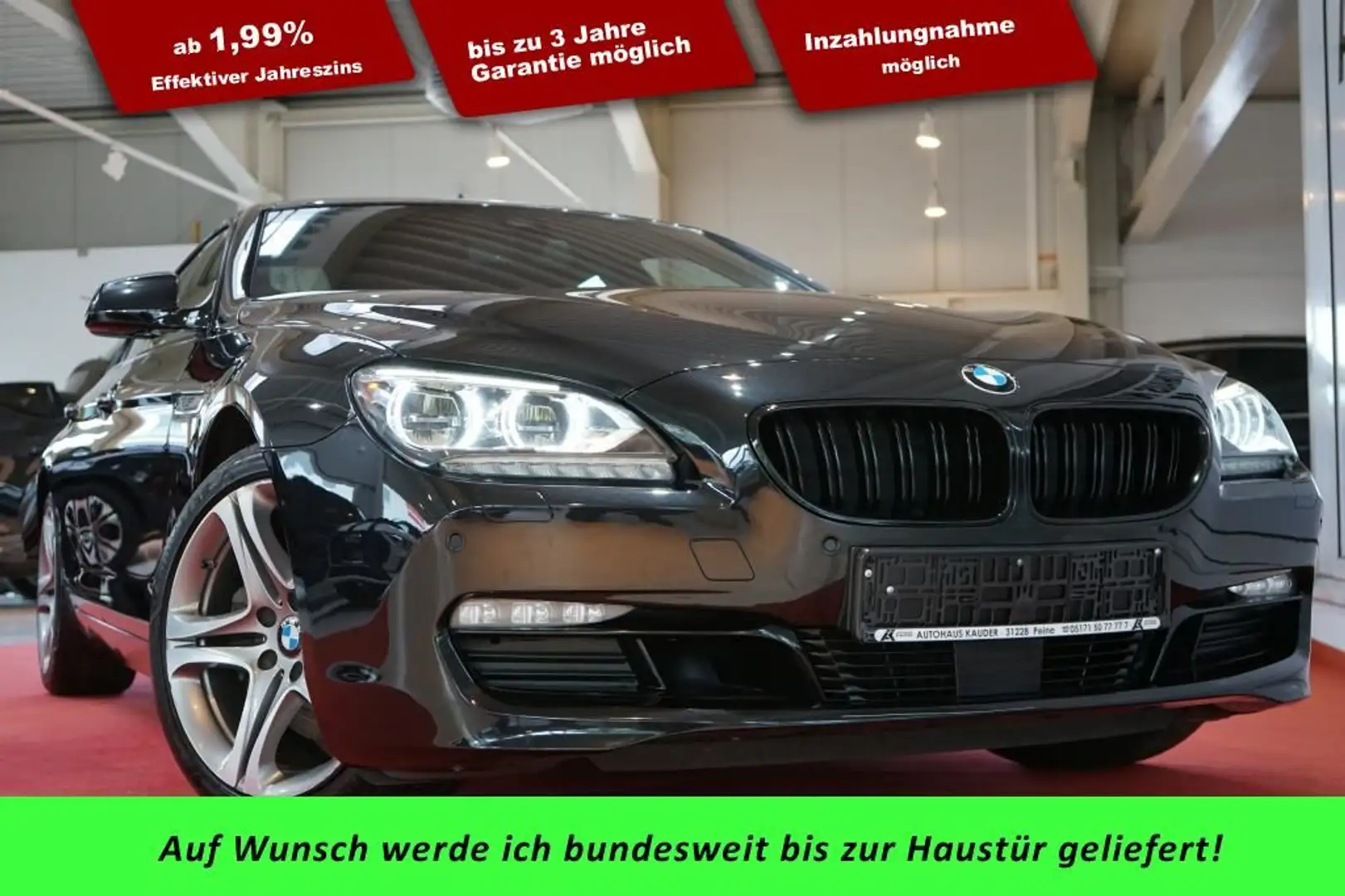 BMW 640 xDrive Pano*Leder*Navi*Head-Up* Schwarz - 1