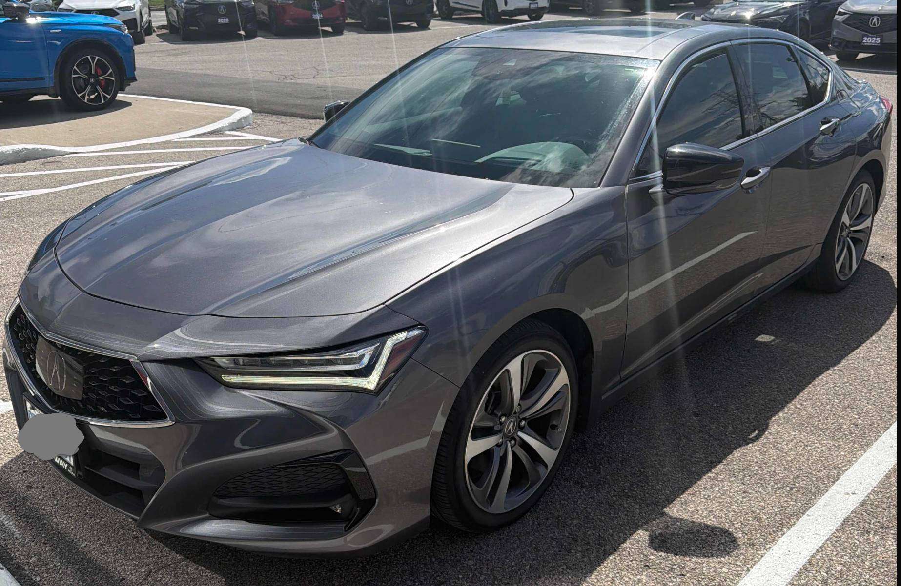 Gray 2021 Acura TLX Sedan  Automatic
