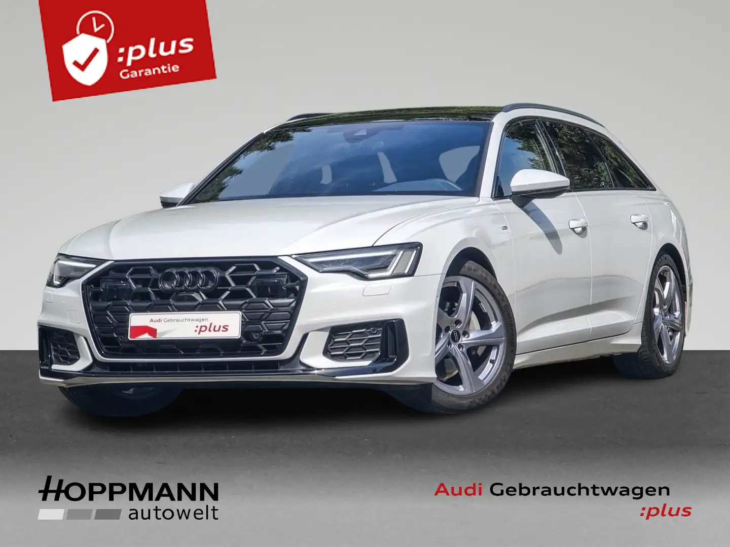 Audi A6 40 TDI S line PANORAMA AHK KAMERA LED Weiß - 1