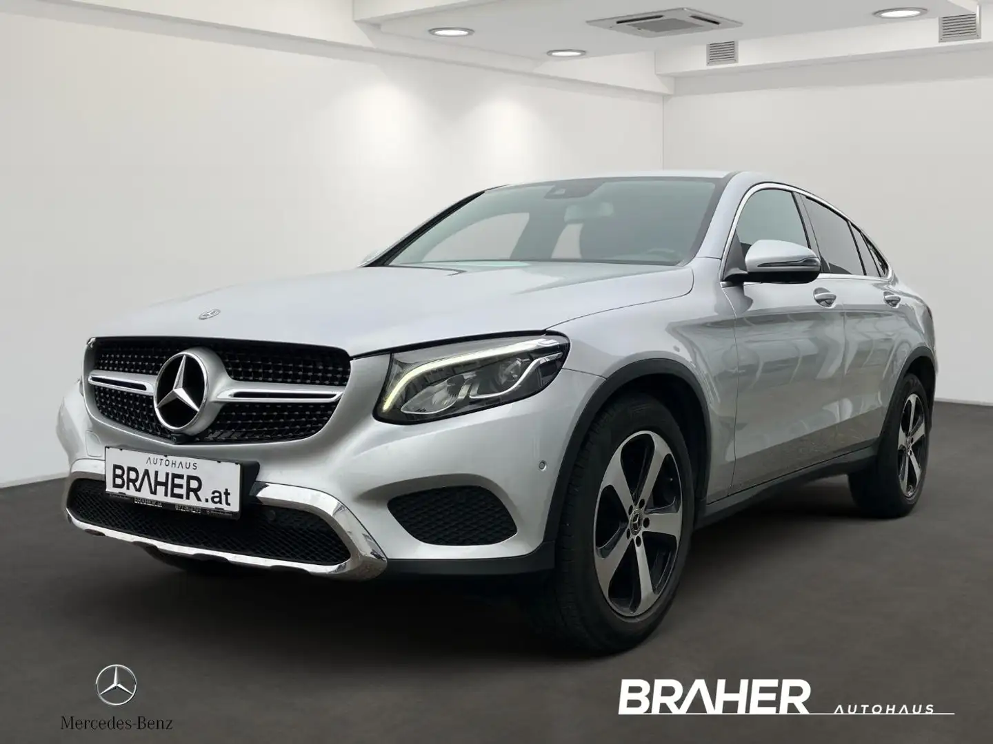 Mercedes-Benz GLC 220 d 4Matic AUT RKam KeyGo Klima LED PTS Argent - 1