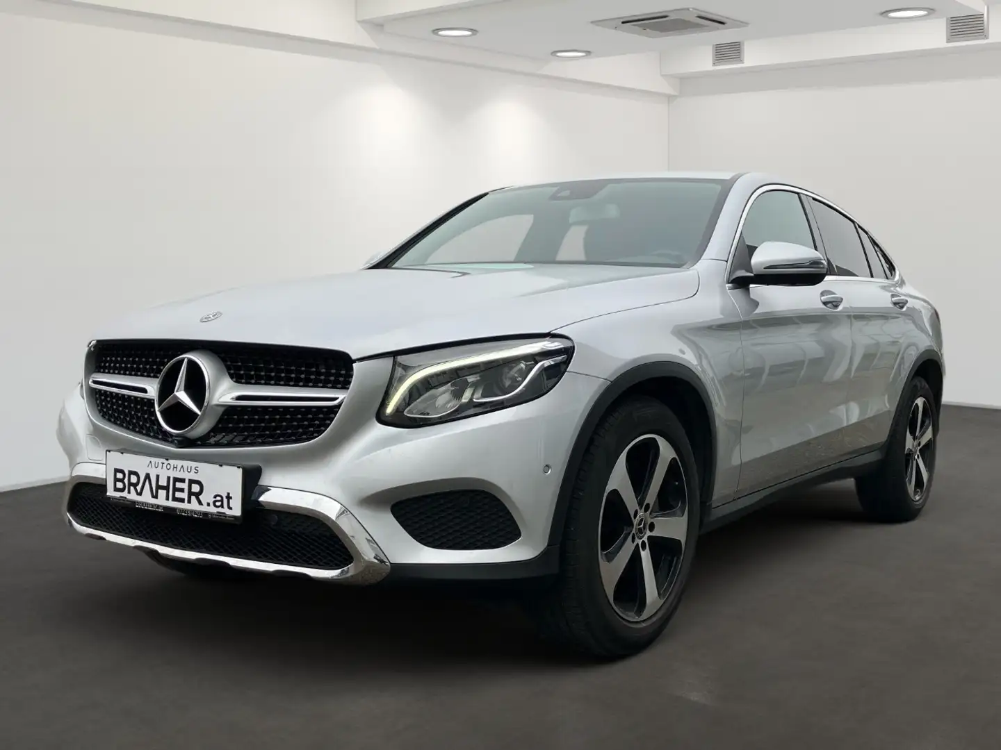 Mercedes-Benz GLC 220 d 4Matic AUT RKam KeyGo Klima LED PTS Argent - 2