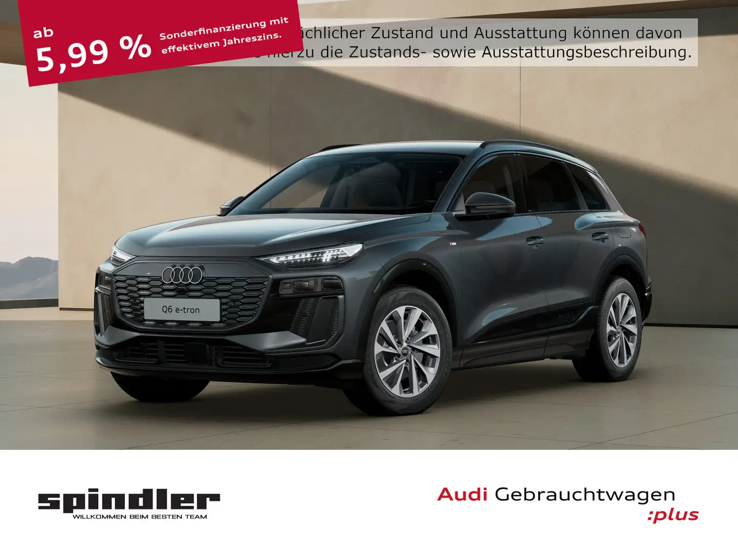 Audi Q6 e-tron S-Line / Tech - 0,25% Versteuerung - Grau - 1