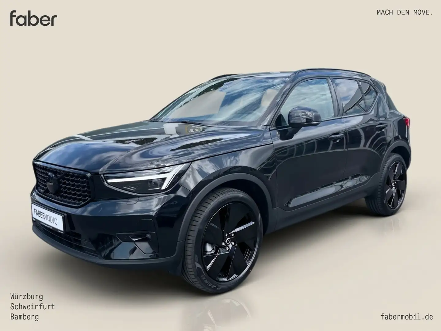 Volvo XC40 B3 Black Edition Plus Чорний - 1