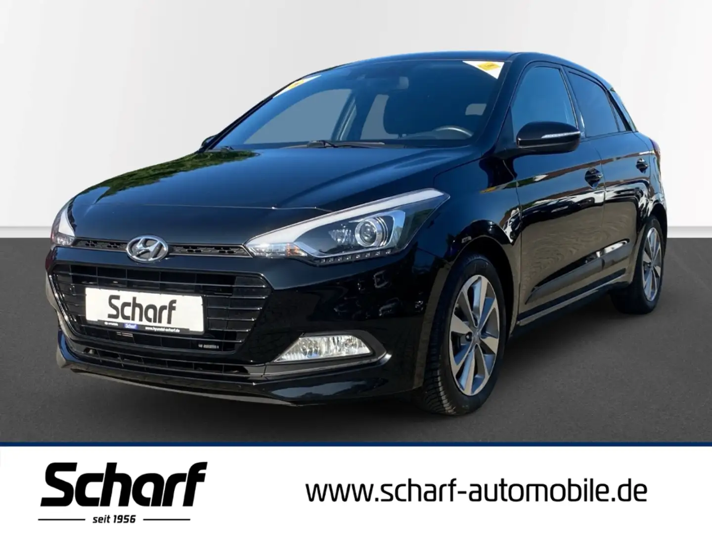 Hyundai i20 1.0 Passion Blue Navi Klimaautom SHZ LenkradHZG Sp Schwarz - 1