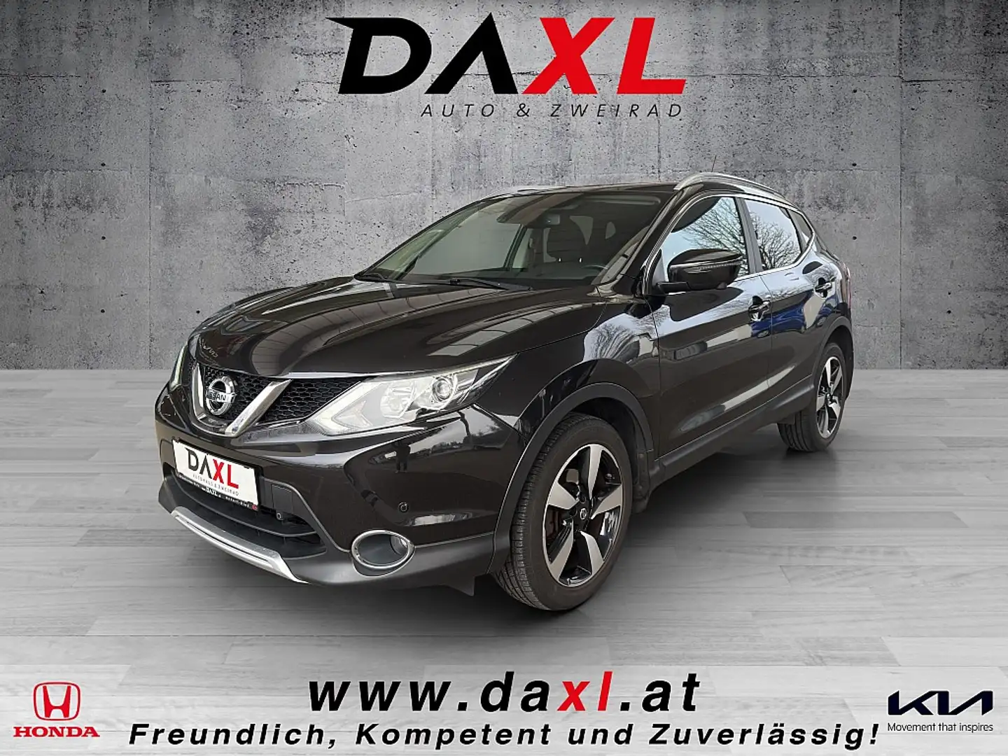 Nissan Qashqai 1,5 dCi 360° Schwarz - 1