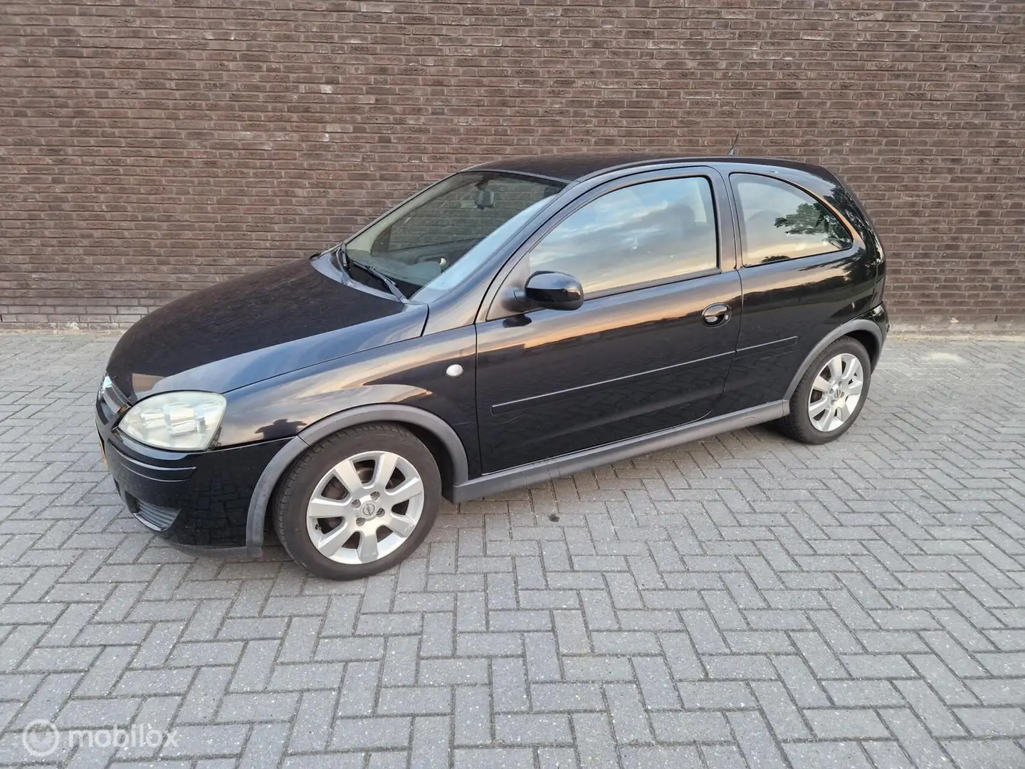 Opel Corsa 1.2-16V Silverline|Airco| Noir - 1