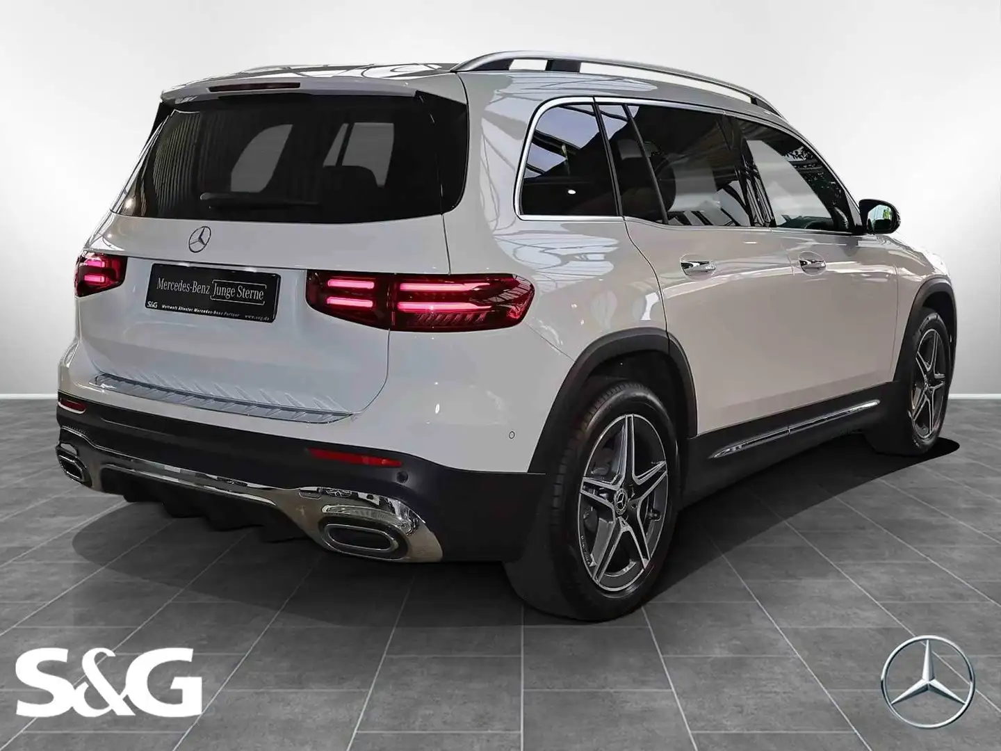 Mercedes-Benz GLB 200 AMG PANO+MULTIBEAM+19"+KEYLESS+TOTWINKEL Weiß - 2