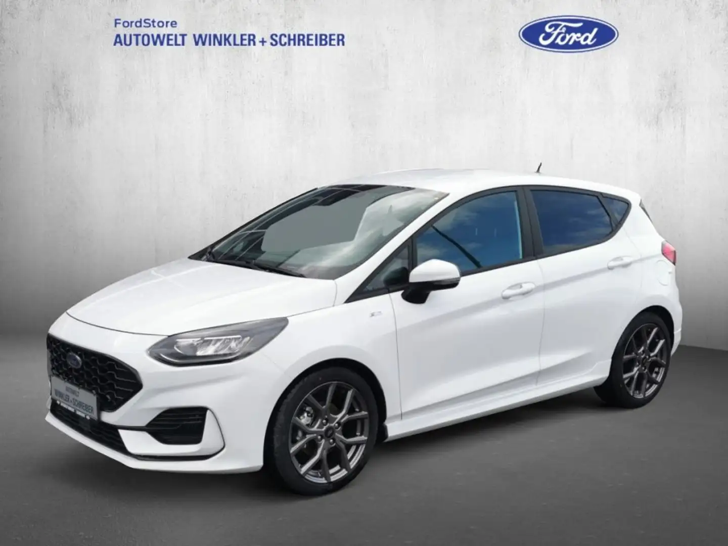 Ford Fiesta 1.0 EcoBoost Hybrid S&S ST-LINE (JHH) Alb - 1