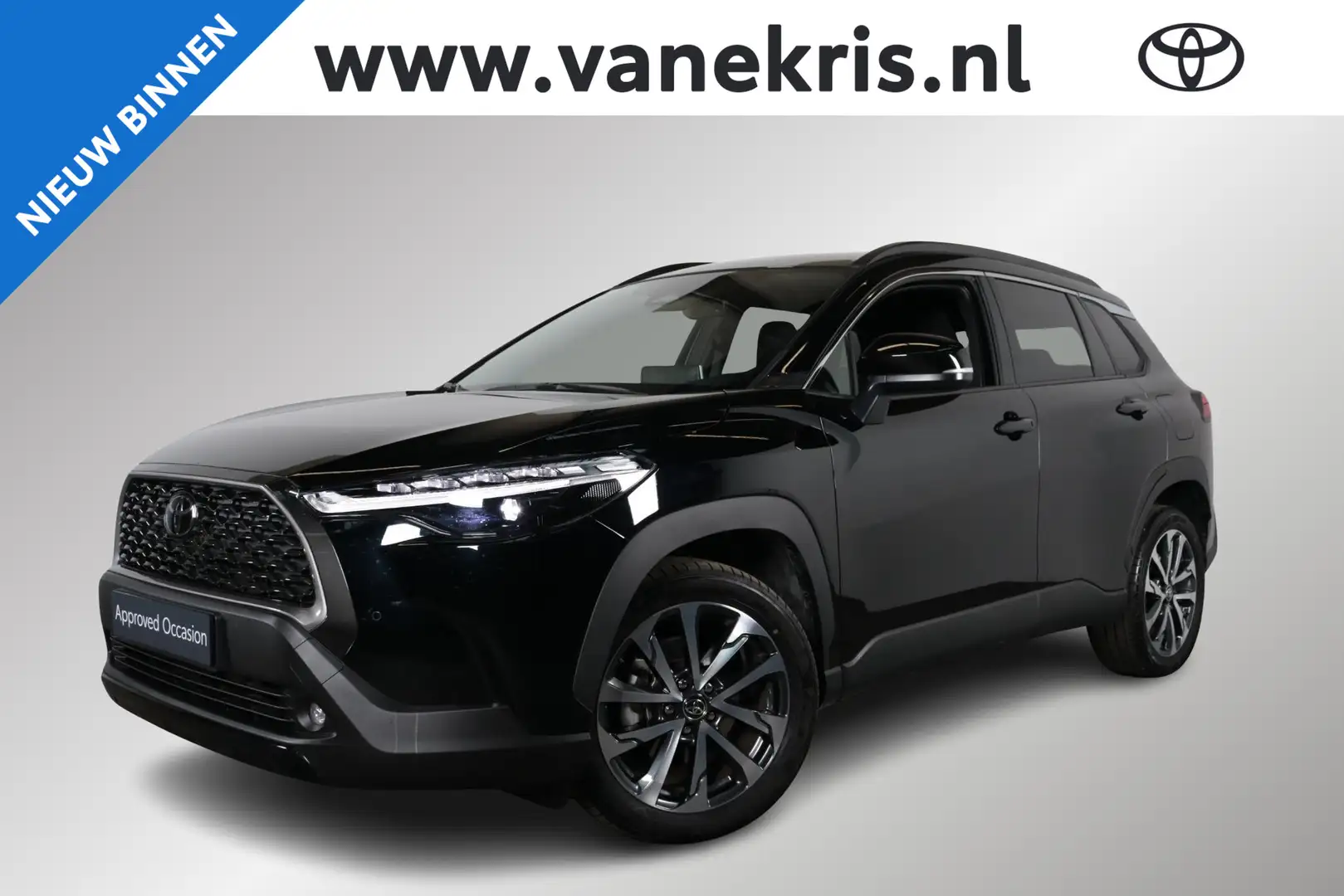 Toyota Corolla Cross Hybrid 200 Style , Nieuw en snel leverbaar met €1. Zwart - 1