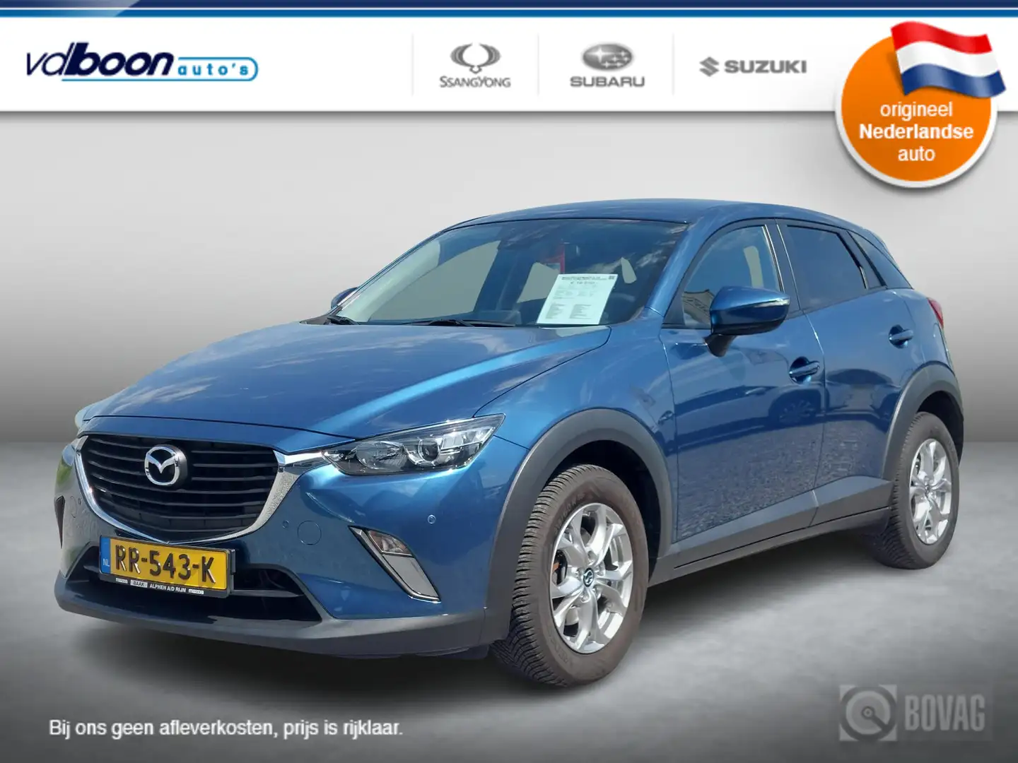 Mazda CX-3 2.0 SkyActiv-G 120 Dynamic CLIMA | NAVI | rijklaar Blauw - 1