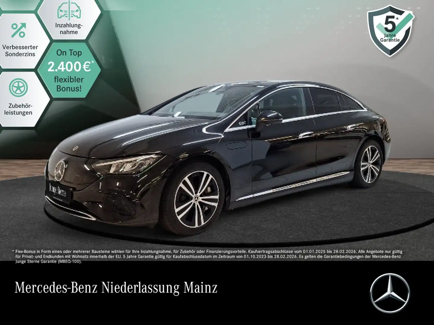 Mercedes-Benz EQE 350 WideScreen Burmester Distr. LED AHK Kamera Noir - 1
