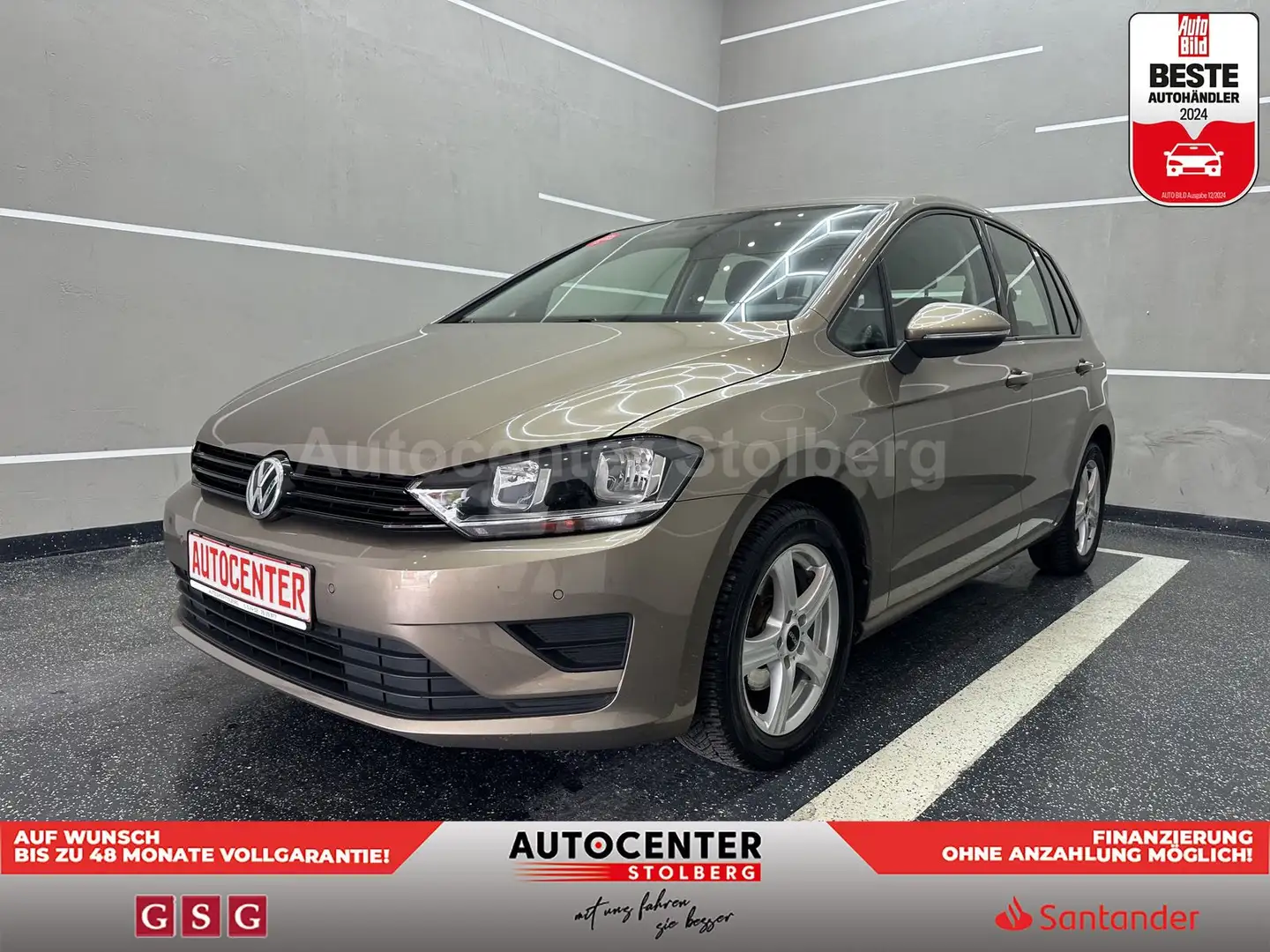 Volkswagen Golf Sportsvan Trendline BMT "1 HAND-KLIMA-ALU" Braun - 1
