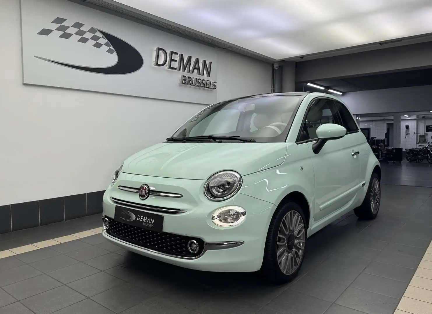 Fiat 500 1.2i Pop - Man. - Toit Panoramique - Verde - 1