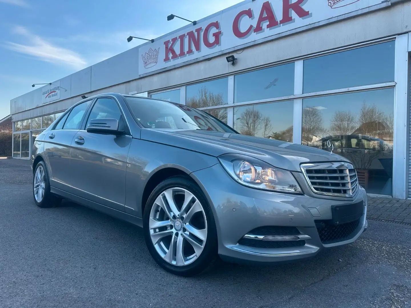 Mercedes-Benz C 180 CGI BlueEffici-*Avantga*Leder*Navi*Automat Silber - 1