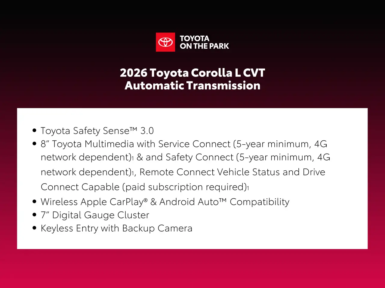 Toyota Corolla снимка Toyota Corolla