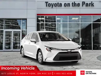 White 2026 Toyota Corolla Sedan Automatic