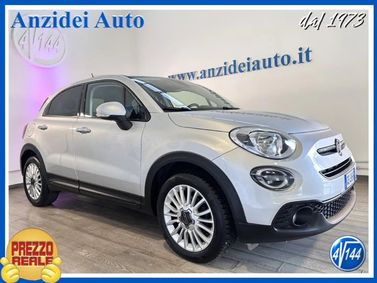Fiat 500X 1.3 MultiJet 95 CV Connect Silber - 1