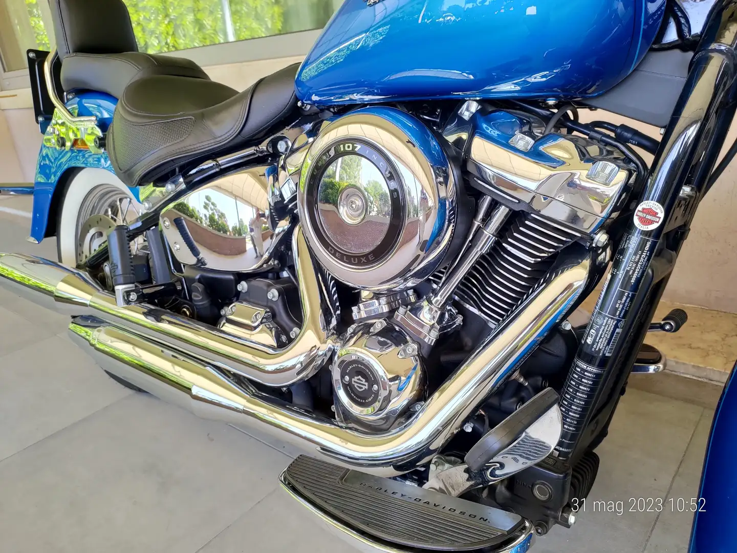 Harley-Davidson Deluxe Blu/Azzurro - 1