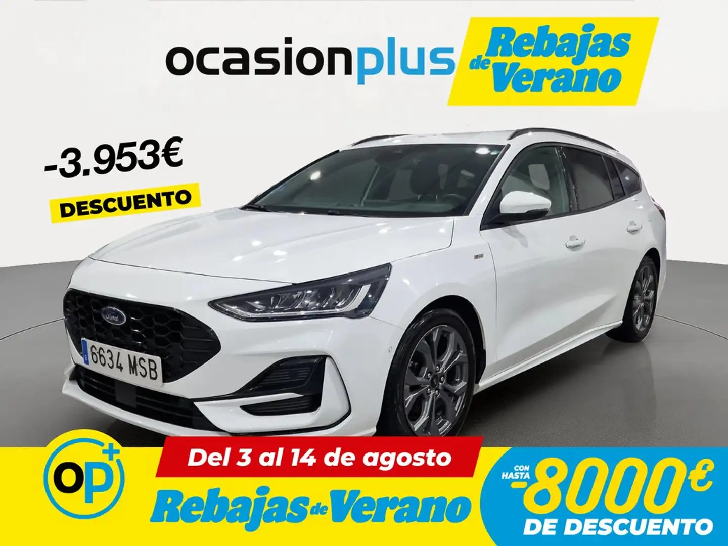 Ford Focus Sportbreak 1.0 Ecoboost MHEV ST-Line 155 Aut. Blanco - 1
