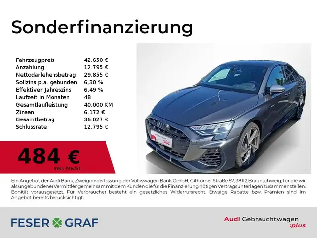 2025 Audi S3 in Grey for sale