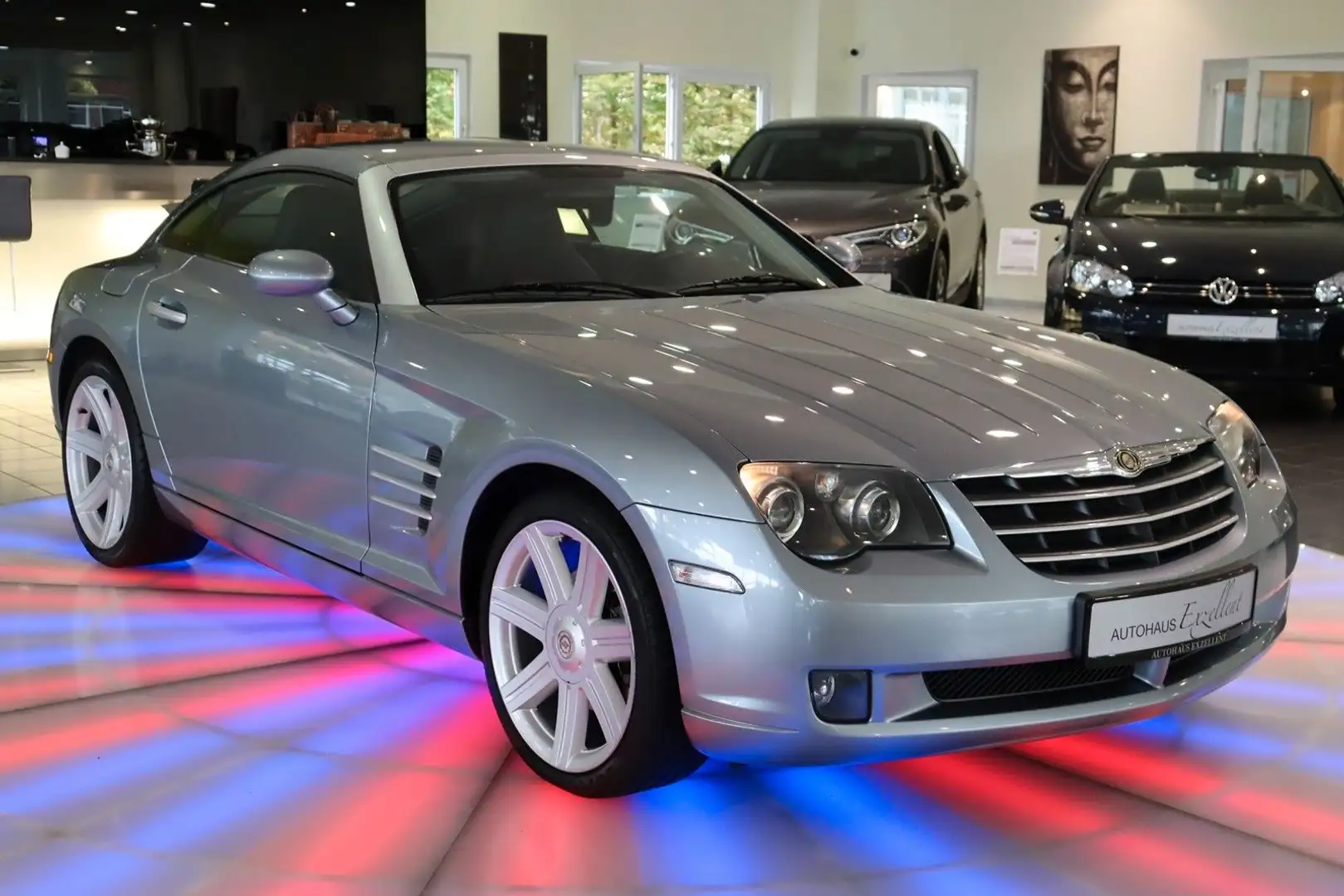 Chrysler Crossfire Silver-Line Automatik*LEDER*SHZ*ALU* Albastru - 2
