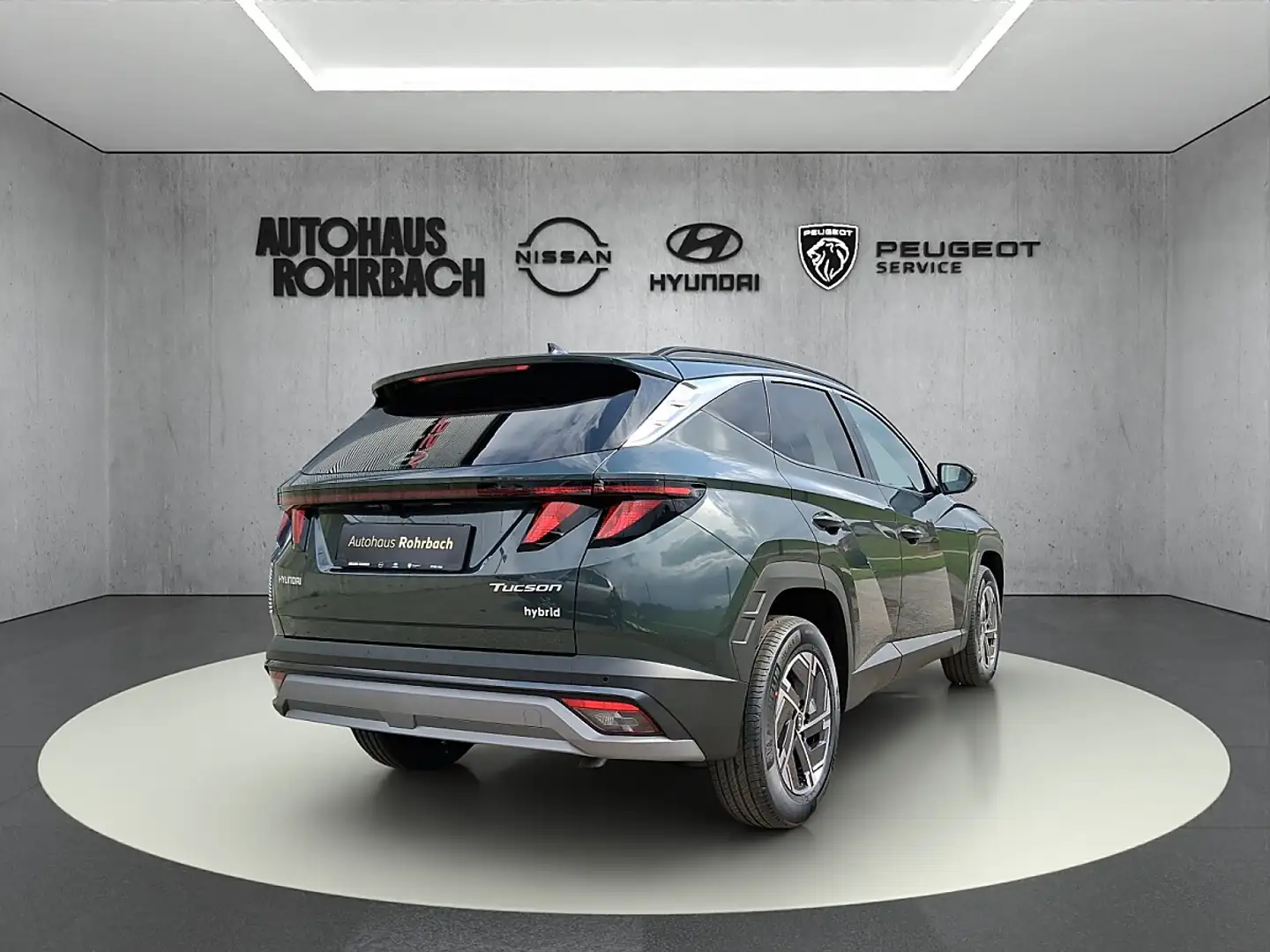 Hyundai TUCSON Tucson 1,6 T-GDI HEV 2WD Jubilé Aut. Grün - 2