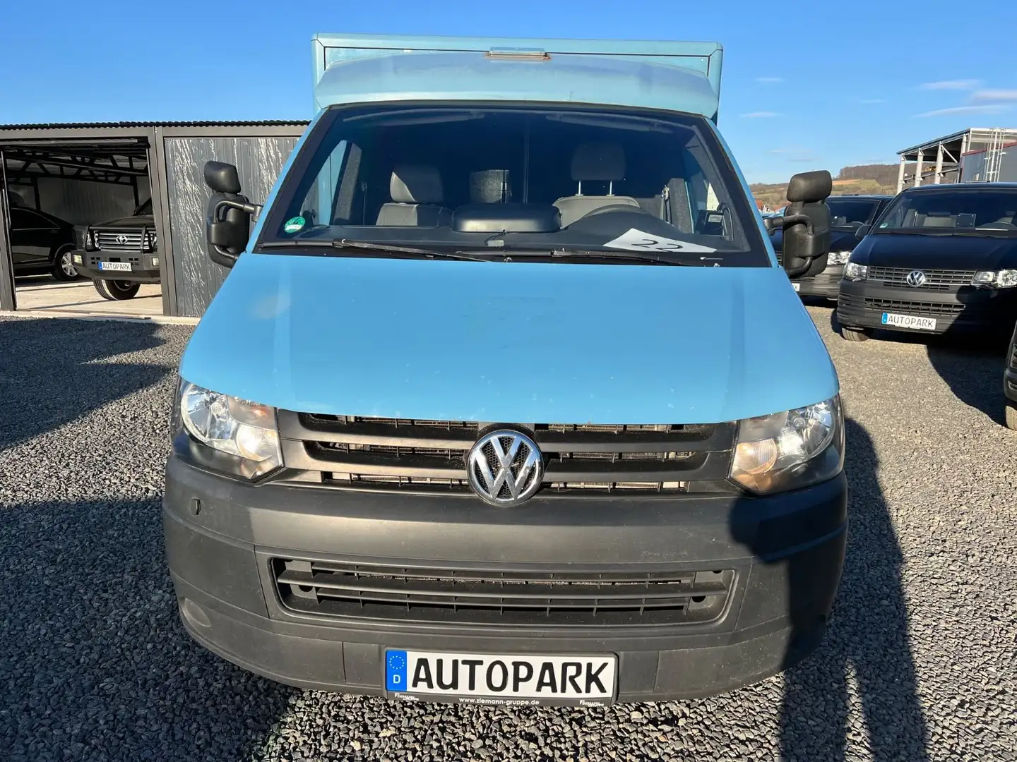 Volkswagen T5 Transporter T5 2.0 TDI*LANG*3-SITZE*GELDTRANSPORTER*ARMORED* Albastru - 2