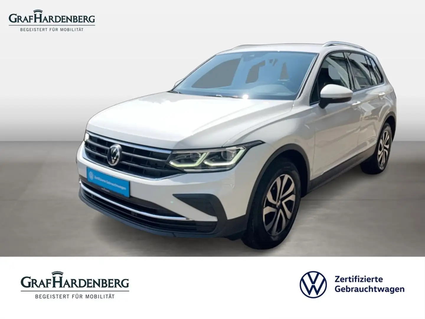 Volkswagen Tiguan Active 2.0 TDI DSG Navi AHK MatrixLED Weiß - 1