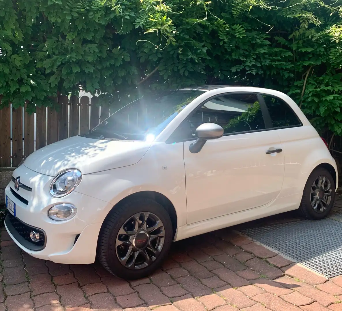 Fiat 500C 1.2 SPORT CABRIO Sensori Bianco - 1