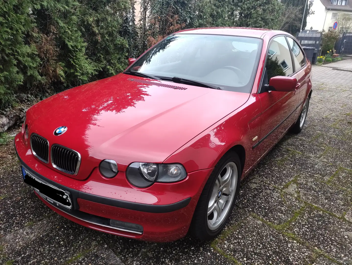 BMW 318 318ti compact e46 Czerwony - 2