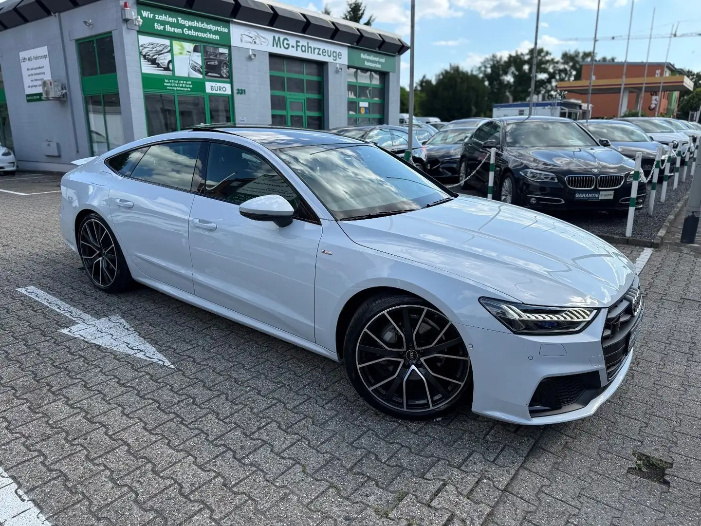 Audi A7 Sportback 45 TFSI quattro 3 x S-LINE  VOLL Blanc - 2