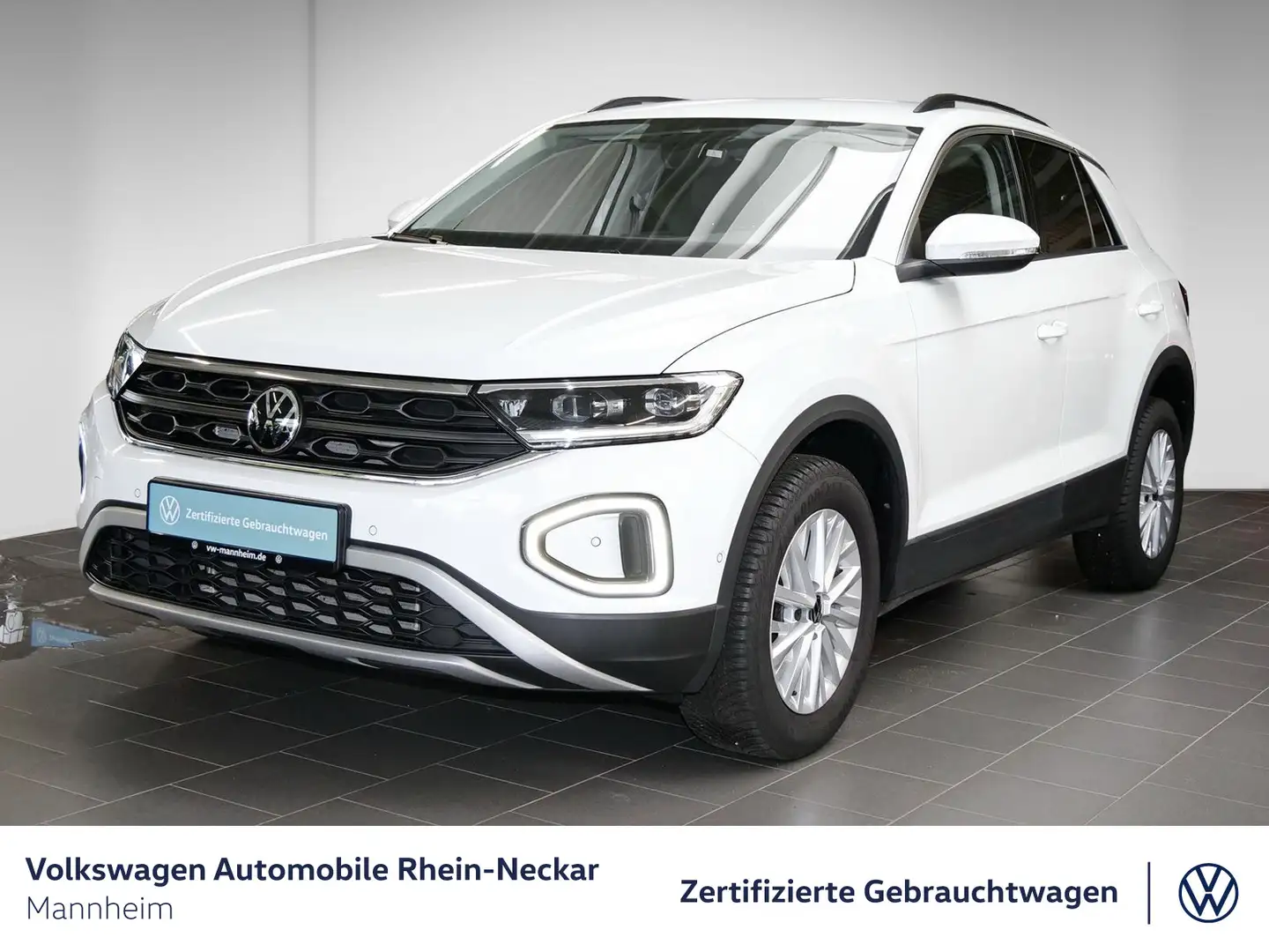 Volkswagen T-Roc 1.0 TSI Life Navi PDC LED uvm Weiß - 2