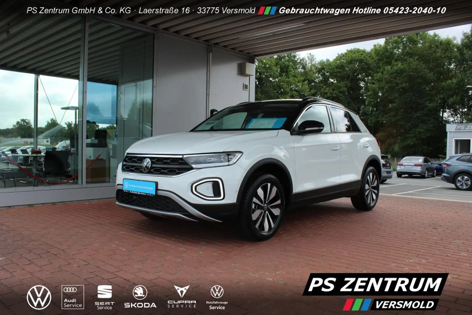 Volkswagen T-Roc 1.5 TSI Goal LED-PLUS IQ CAM NAVI Bluetooth Weiß - 2