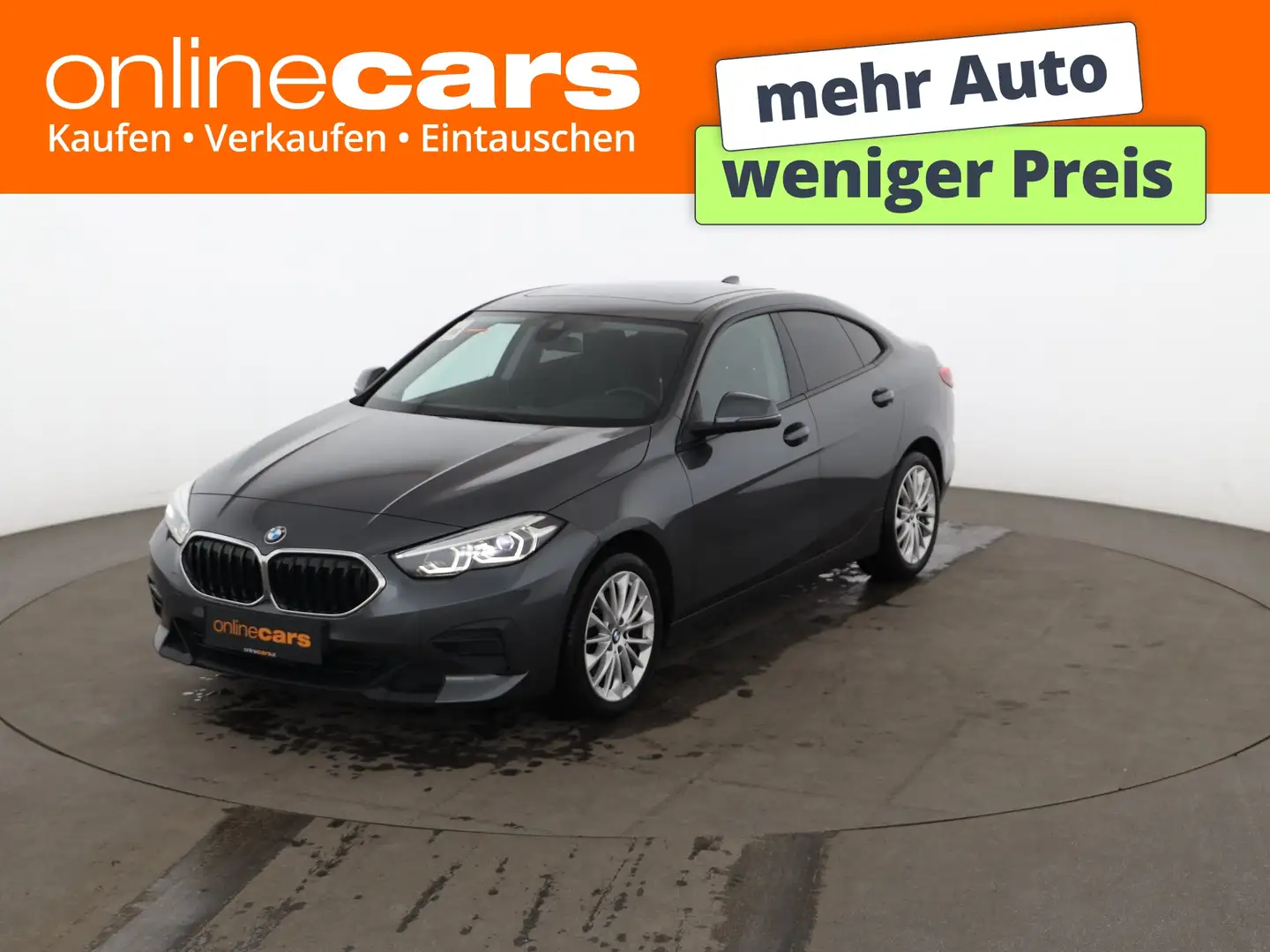 BMW 218 d Gran Coupe Advantage Aut LED SKY LEDER NAVI Grau - 1