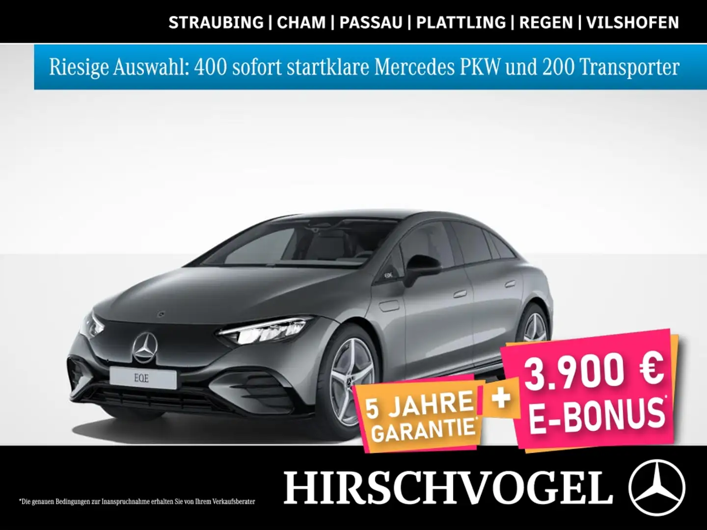 Mercedes-Benz EQE 300 AMG-Line+Night+AHK+DISTRO+KEYLESS+Memory Grau - 1