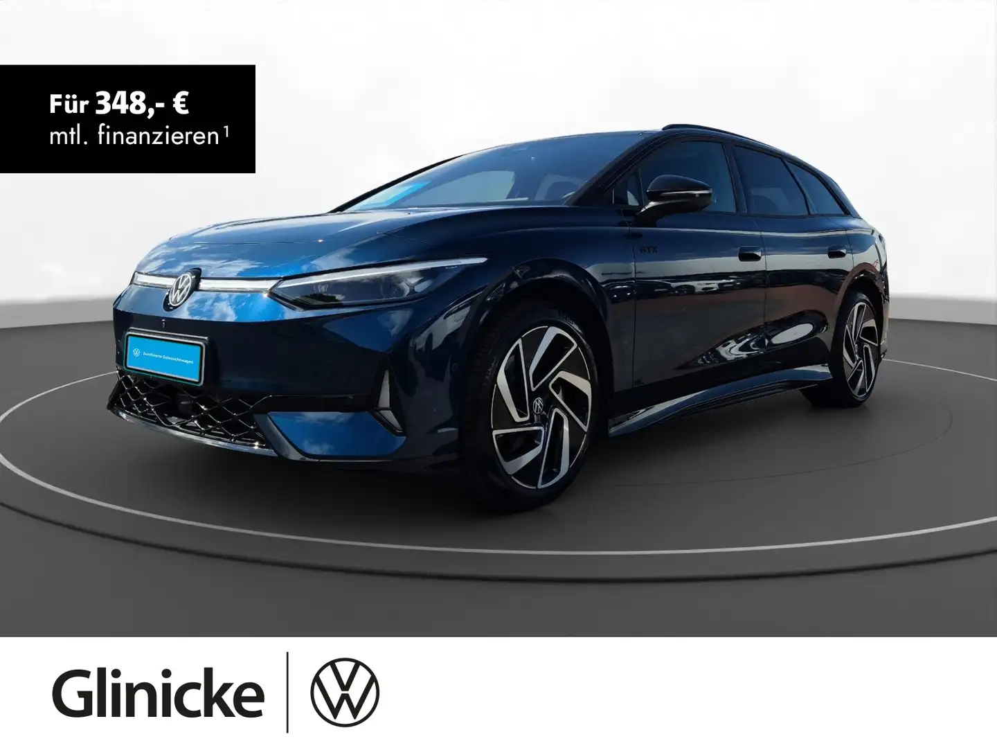 Volkswagen ID.7 Tourer GTX 4Motion Pano AHK Bleu - 1