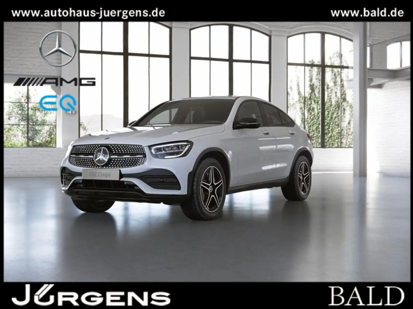 Mercedes-Benz GLC 300 e 4M Coupé AMG-Sport/Wide/AHK/Night/Dist Weiß - 1