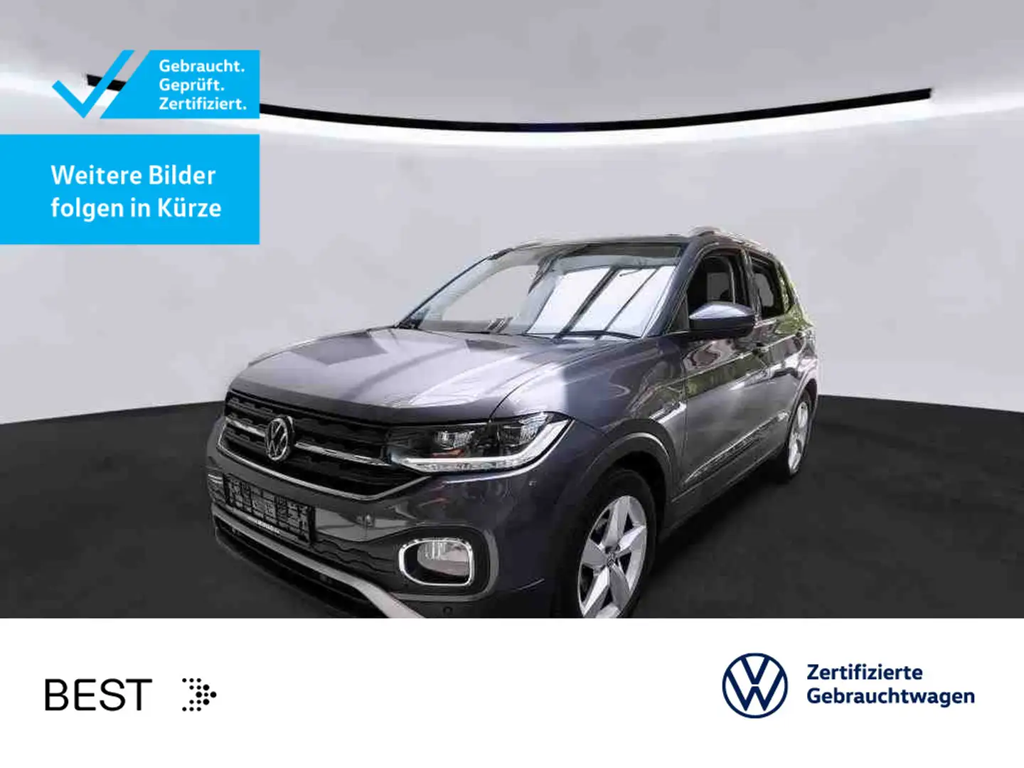 Volkswagen T-Cross 1.0 TSI STYLE*LED*NAVI*KLIMA*PDC*SHZ Grau - 1