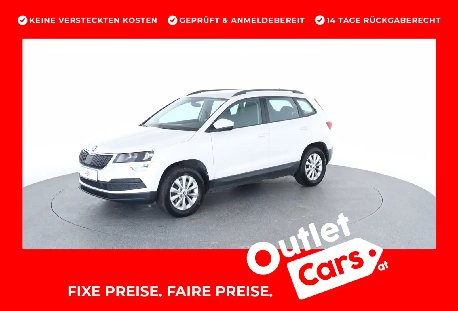 Skoda Karoq 4x4 Ambition Limited TDI Biały - 1