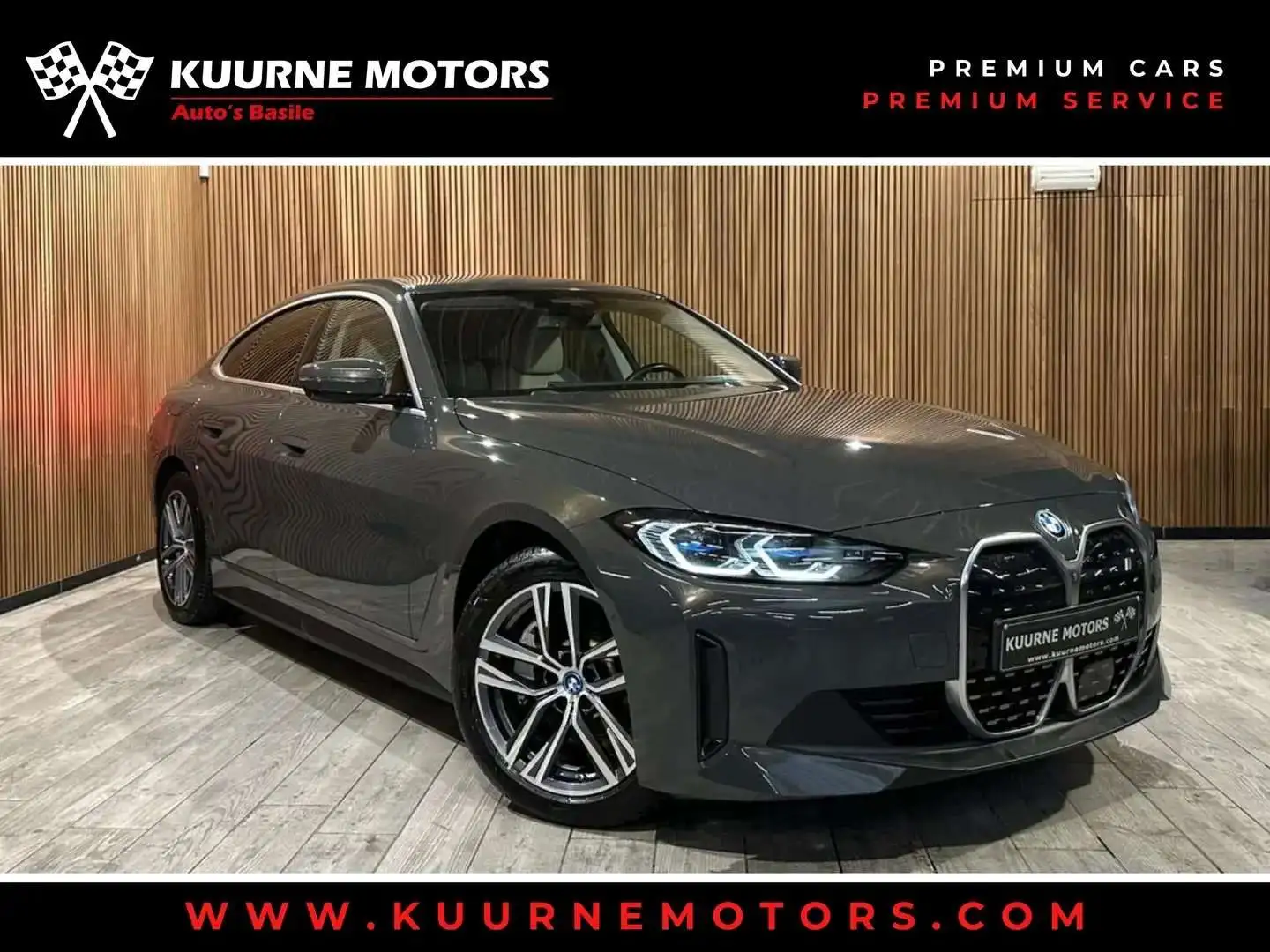 BMW i4 eDrive40 Acc/Cam360/Laser/Leder/Gps *1j garantie* Gris - 1