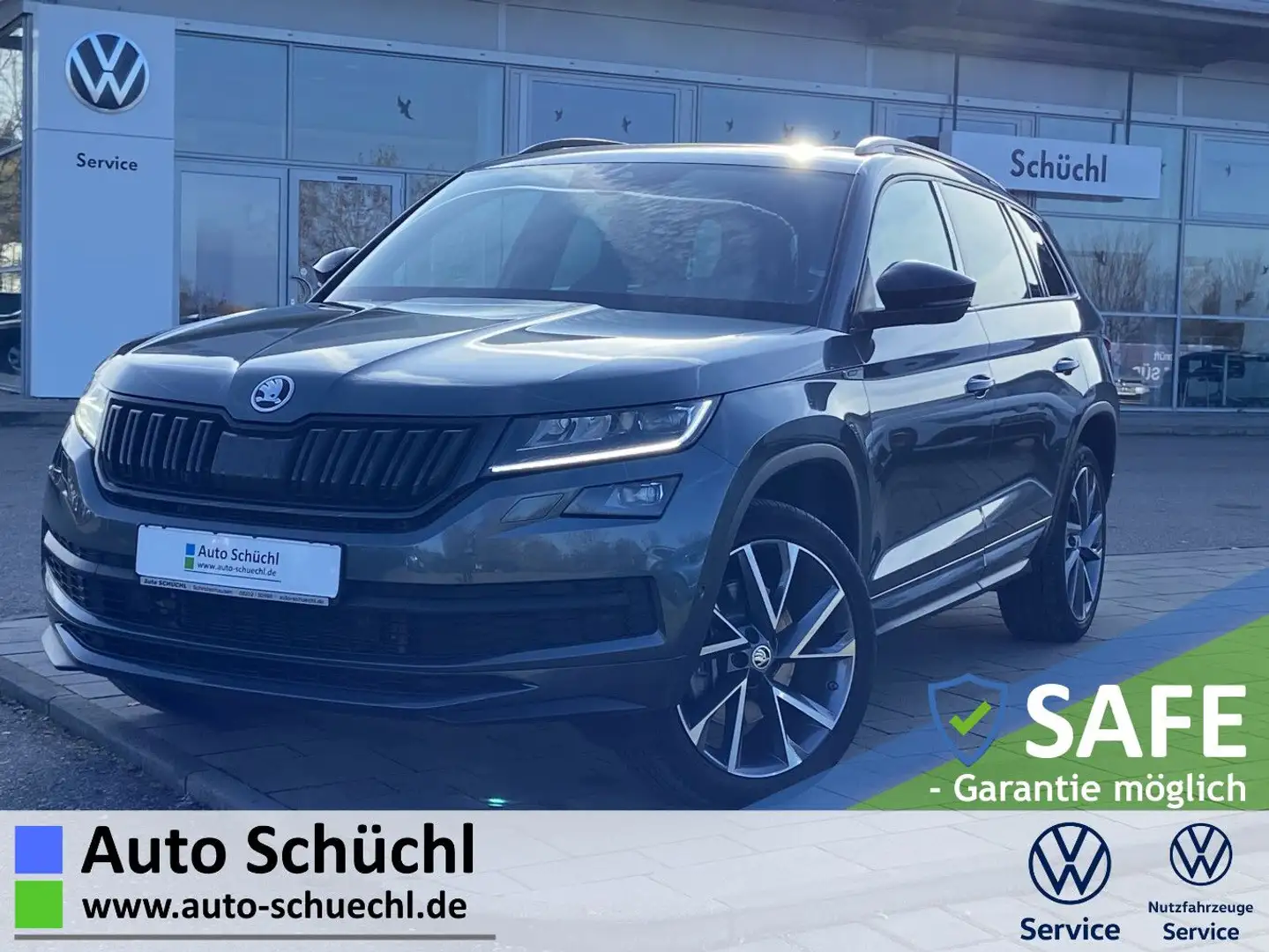 Skoda Kodiaq 2.0 TDI DSG Sportline 4x4 20"+CANTON+NAVI Grau - 1